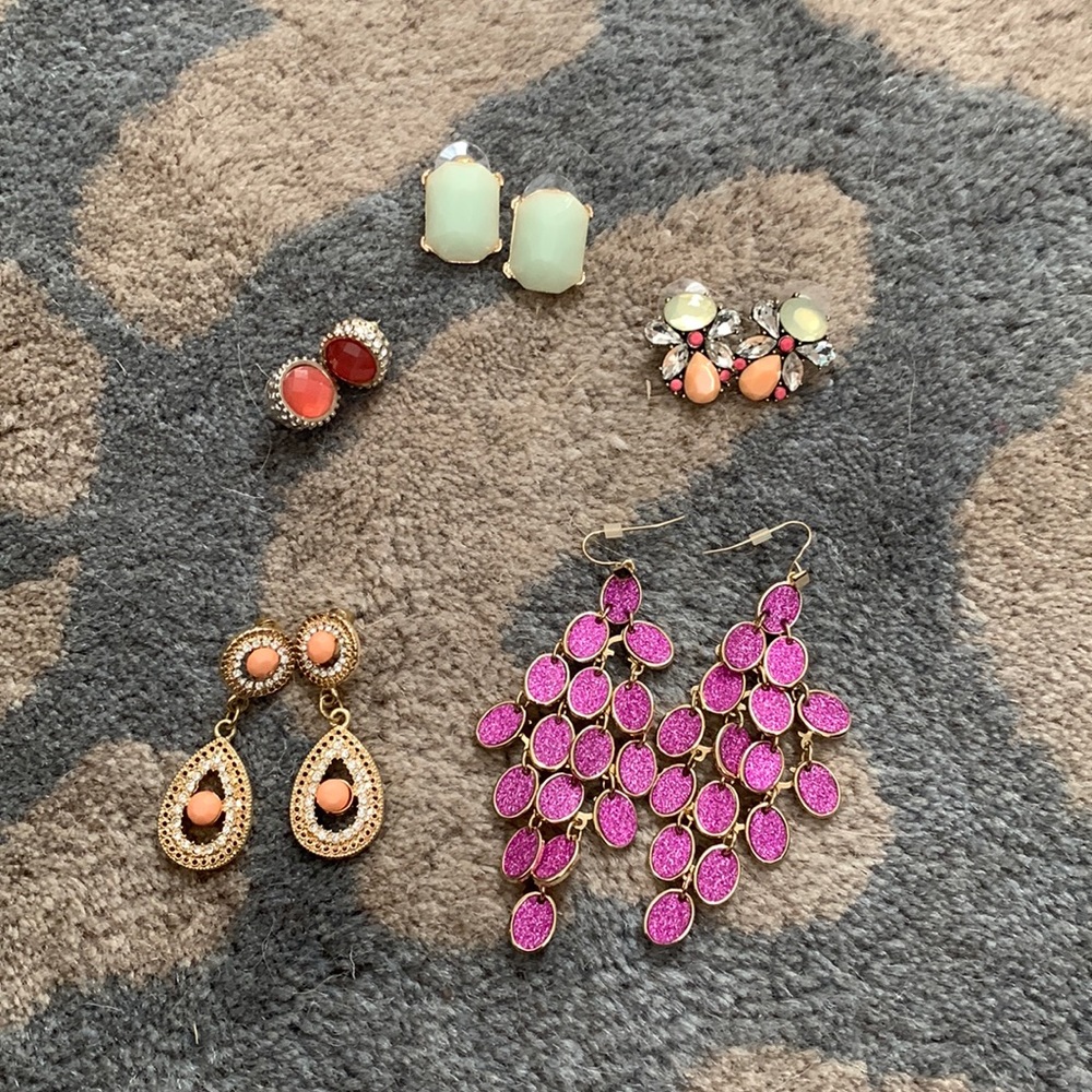 Gold earrings - multiple styles and colors